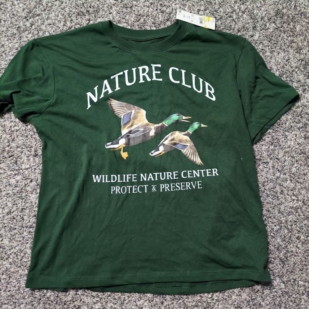 Unbranded Nature Center Wildlife Nature Center Youth Small 6/7 Short Sleeve